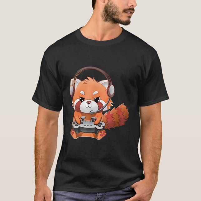 T-shirt Red Panda Gamer Jeu Red Panda (Devant)