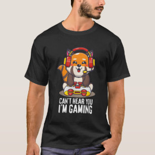 T-shirt Red Panda Gaming Ne Peut Pas Vous Entendre Je Joue