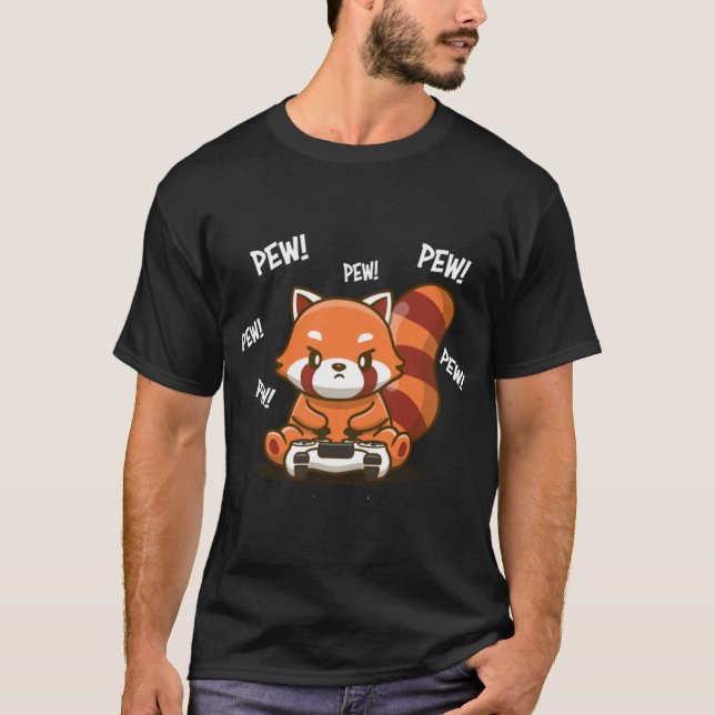 T-shirt Red Panda gift family (Devant)