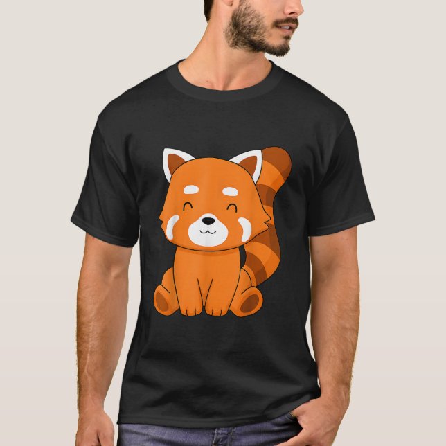T-shirt Red Panda Kawaii Red Panda Red Panda (Devant)