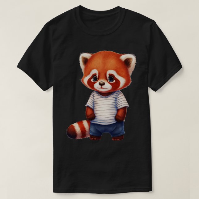T-shirt Red Panda Lovers Ba7 (Design devant)