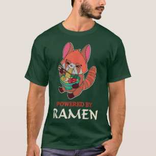 T-shirt Red Panda Ramen Noodle Japan Cuisine japanese Asia