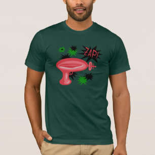 T-shirt Red Retro Raygun