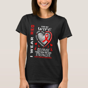 T-shirt Red Ribbon Femme Maladie cardiaque Inspiration