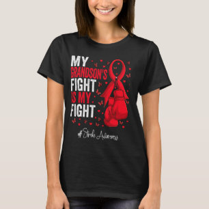 T-shirt Red Ribbon Grandson Sensibilisation aux accidents