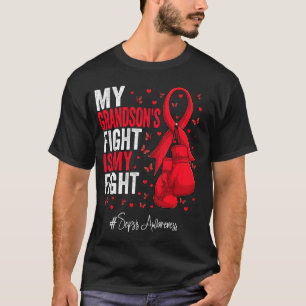 T-shirt Red Ribbon Grandson Séphane Sensibilisation