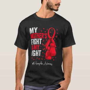 T-shirt Red Ribbon Mère Hémophilie sensibilisation