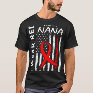 T-shirt Red Ribbon Nana Sensibilisation aux maladies cardi
