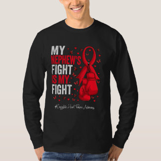 T-shirt Red Ribbon Nephew Congestive Défaillance cardiaque