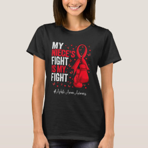 T-shirt Red Ribbon Nièce Aplastique Anémie