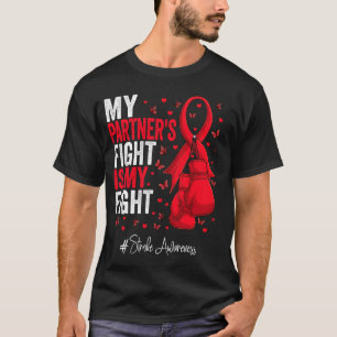 T-shirt Red Ribbon Partner Sensibilisation aux accidents v