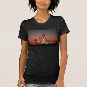 T-shirt Red Sky for Space Shuttle Atlantis Launch