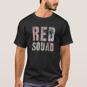 T-shirt Red Squad Jeu de guerre Vintage Les gagnants porte