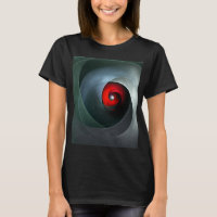 Red Swirl Artistique moderne Art Abstrait Motif #1