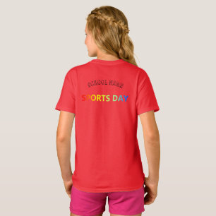 T-shirt Red Team Cheer stand, équipe de tête