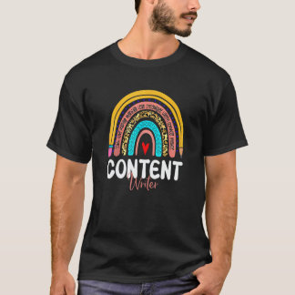 T-shirt Rédacteur de contenu Rainbow News Media Production