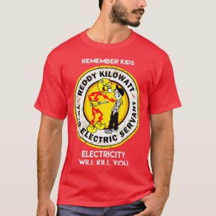 T-shirt reddys se souviennent que les enfants l'électricit