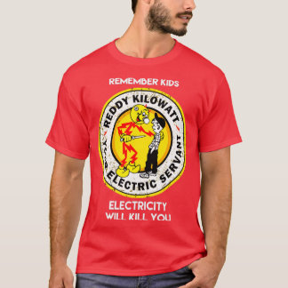 T-shirt reddys se souviennent que les enfants l'électricit