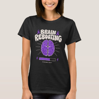 T-shirt Redémarrage du cerveau, veuillez patienter