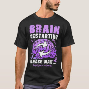 T-shirt Redémarrage du cerveau Veuillez patienter Sensibil