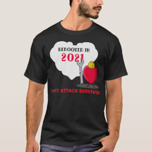 T-shirt Redémarré en 2021 L'idée cadeau de survivant d'une