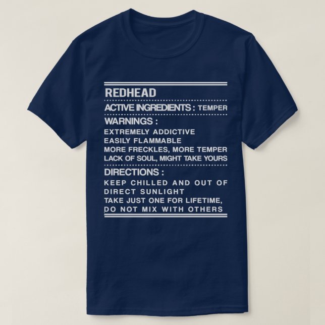 T-SHIRT REDHEAD 34 (Design devant)