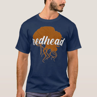 T-shirt Redhead Messy Bun