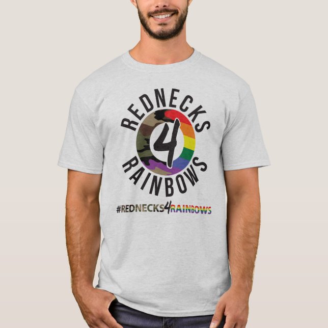 T-shirt Rednecks 4 Rainbows (Devant)