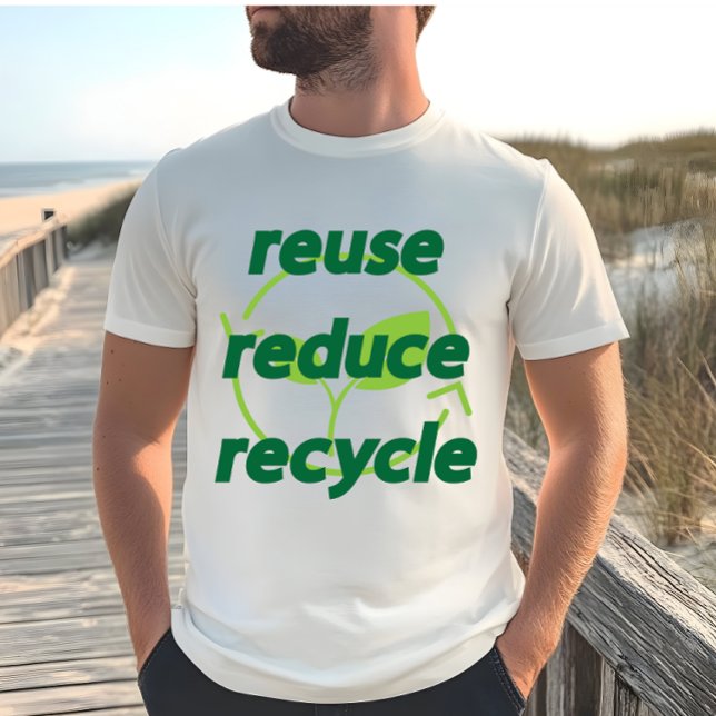T-shirt Réduire la réutilisation du recyclage (Créateur téléchargé)