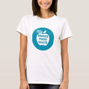 T-shirt Réduire le recyclage des déchets alimentaires écol