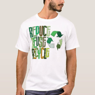 T-shirt Réduisez la réutilisation réutilisent