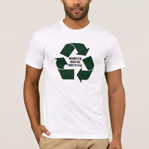T-shirt Réduisez la réutilisation réutilisent Twofer de