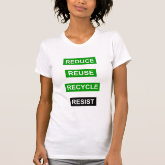 T-shirt Réduisez réutilisent la réutilisation résistent au