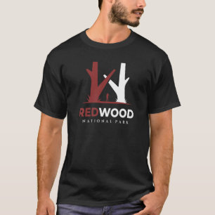 T-shirt Redwood National Park Aime Visiter American Nation