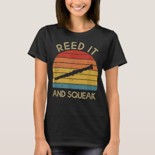 T-shirt Reed It _ Squeak Funny Clarinet Player Clarinetist