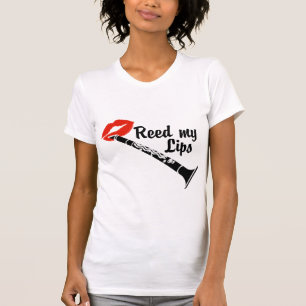 T-shirt Reed My Lips Clarinet