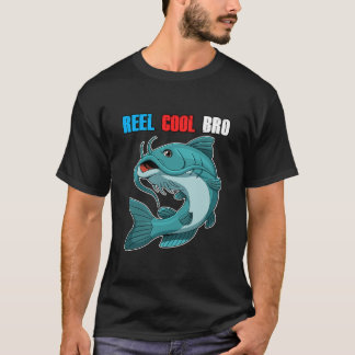 T-shirt Reel Cool Bro Chemise Frère de pêche Cadeau de pêc