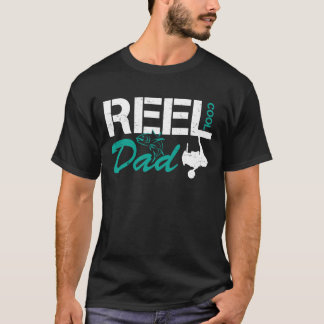T-shirt Reel Cool Dad - L'idée du cadeau du pêcheur