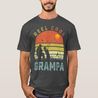 T-shirt Reel Cool Grampa Fathers Day Gift for Fishing Dad