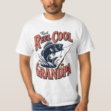 Reel Cool Grandpa Tee - Fête des pères de pêche ca