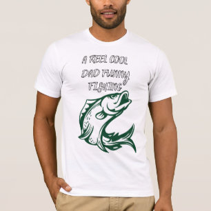 T-shirt Reel Cool Papa Drôle Amoureux Pêche