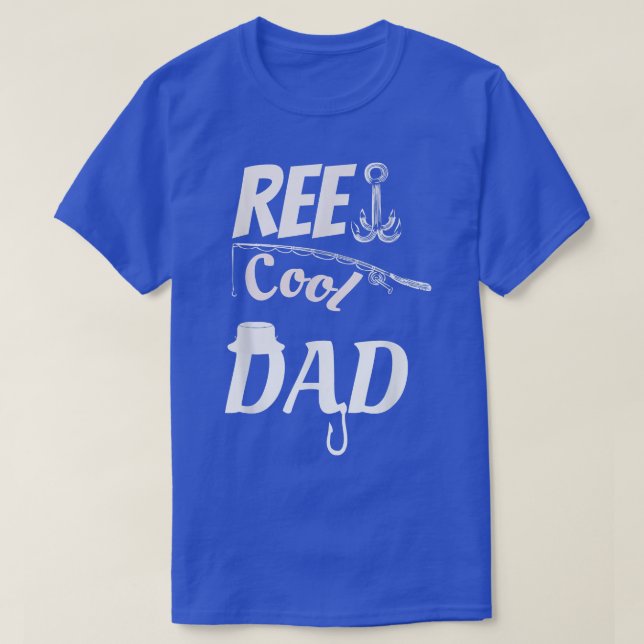 T-shirt Reel Cool Papa Fête des pères drôle  (Design devant)