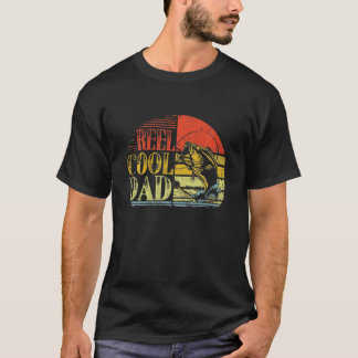 T-shirt Reel Cool papa Pêche papa Cadeaux Fête des pères F