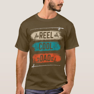 T-shirt Reel Cool Papa Pêcheur Papa Père Père Jour Cadeaux