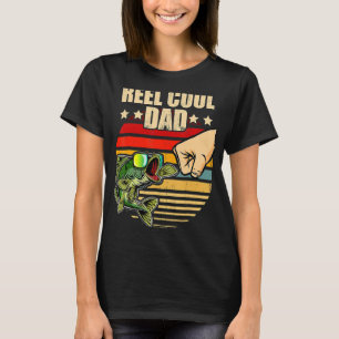 T-shirt Reel Cool Papa Retro Pêche Fête des pères Fist Bum