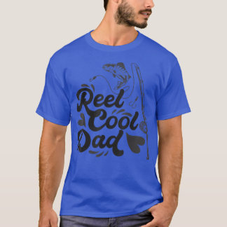 T-shirt Reel Cool Papa Tee Fishing Daddy Fête des pères Ca