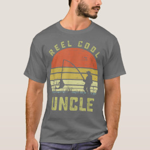 T-shirt Reel Cool Uncle Pêche Papa Cadeaux Fête des pères