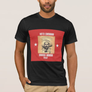 T-shirt Reelecto Obama : Vivats l'esprit de Zapata