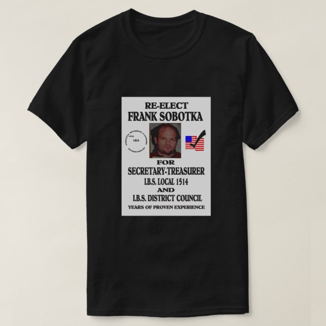 T-shirt RÉÉLIRE FRANK SOBOTKA Essentiel (Design devant)
