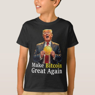 T-shirt Refaire Bitcoin Great Again Trump Bitcoin Crypto F